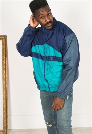VINTAGE 80S USA NIKE SHELL SPORT JACKET / S0214