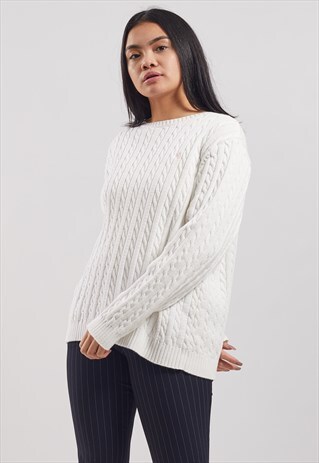 VINTAGE RALPH LAUREN CABLE KNIT JUMPER