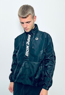 AAPE By A Bathing Ape Bape Coat 1/4 Zip Camo Jacket size S