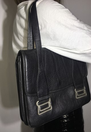 VINTAGE 80 UNIQUE BEAUTIFUL BLACK UNIQUE BAG