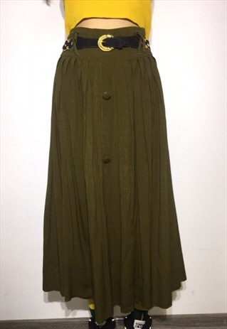 VINTAGE 90' BEAUTIFUL COOL MOSSY SKIRT