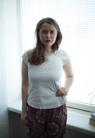 VINTAGE 90'S WHITE SHORT SLEEVED SHIRT