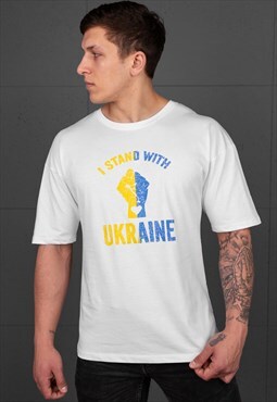 T-shirt oversize Stand white