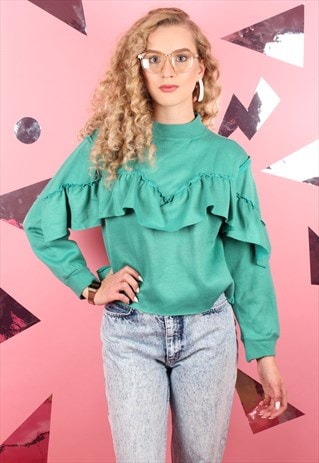 VINTAGE 80'S REMASTERED RUFFLE SWEATSHIRT ASM557