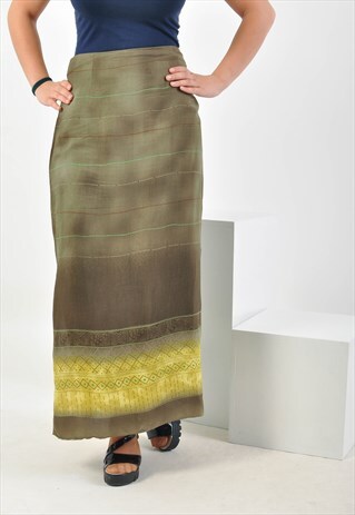 VINTAGE 90'S BOHO FESTIVAL MAXI SKIRT