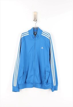 Adidas Climalite Zip Sweatshirt in Blue - XL