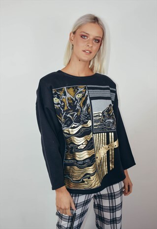 VINTAGE TIGER SWEATER JUMPER