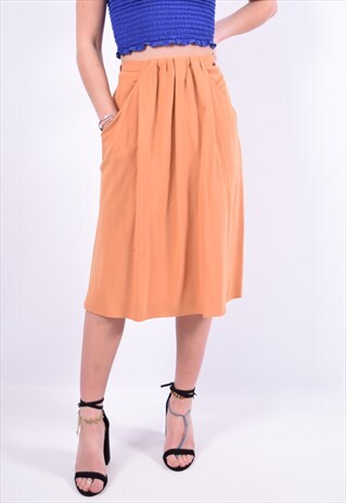 VINTAGE ARMANI SKIRT BROWN