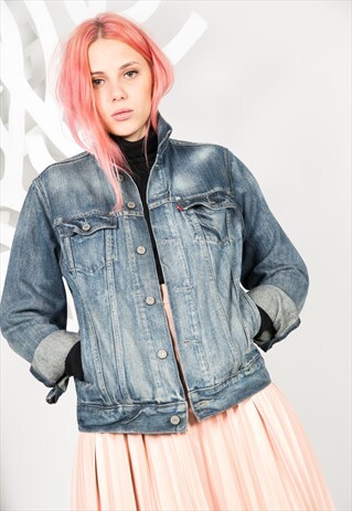 VINTAGE 80'S LEVI'S DENIM JACKET / 0243 / 5001 / 402