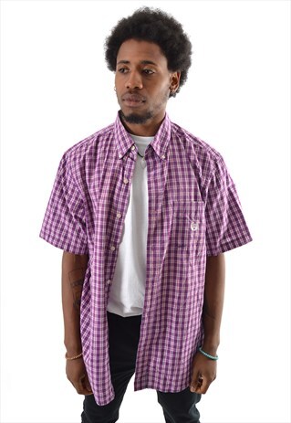 PURPLE RALPH LAUREN CHECKED CHAPS SHIRT RL9597