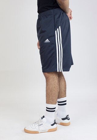 VINTAGE 90S ADIDAS BLACK SPORT SHORTS