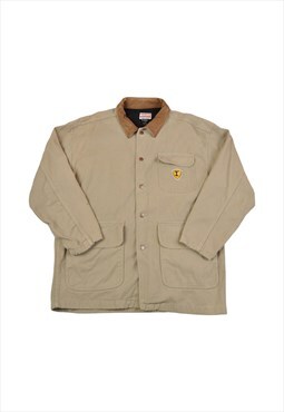 Vintage Workwear Field Jacket Tan Large