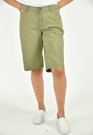 VINTAGE 90'S EDDIE BAUER GREEN SHORTS SIZE 10