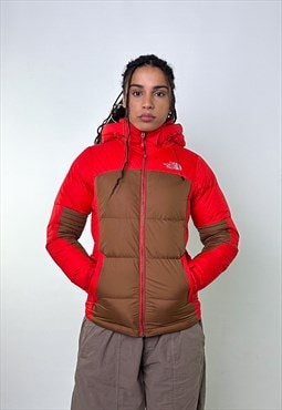 Red y2ks The North Face Puffer Jacket Coat