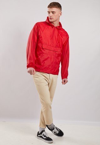 VINTAGE 1/4 ZIP WINDBREAKER JACKET