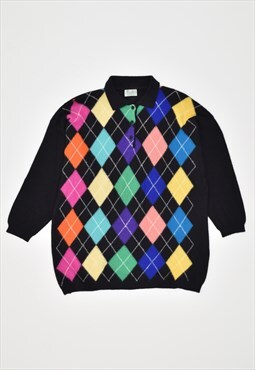 Vintage 90's Benetton Jumper Sweater Black