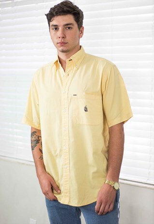 VINTAGE NAUTICA SHIRT LOGO 90S S 7.3