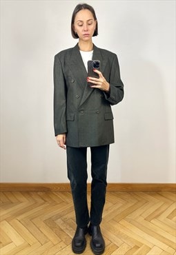 Men's Wool Blazer, Designer Women' s Oversized jacket