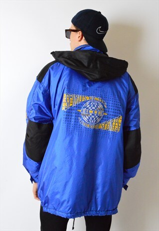 VINTAGE 90S BLUE WINTER SKI JACKET
