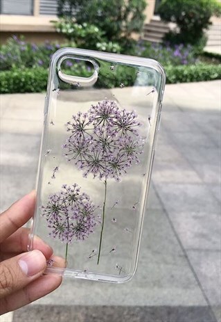 HANDMADE REAL FLOWERS IPHONE /SAMSUNG CASE