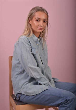 BLUE RALPH LAUREN DENIM SHIRT GRL3150