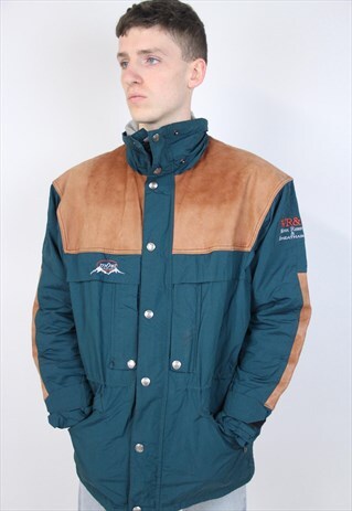 VINTAGE 90S GREEN WATERPROOF JACKET