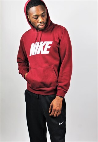 RETRO / 90'S / NIKE / MAROON HOODIE