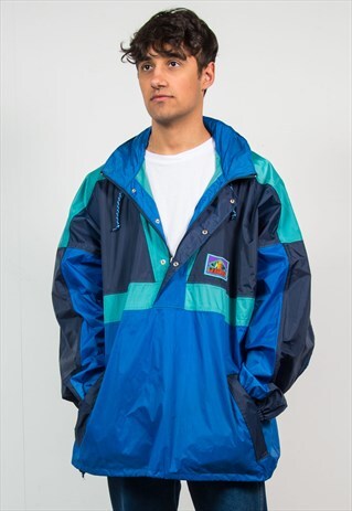WATERPROOF RAIN JACKET CAGOULE 90'S VINTAGE