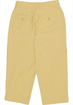Vintage 90's Lee Trousers / Pants Straight Leg Baggy Yellow