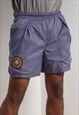 VINTAGE NIKE 80S LINED SHORTS BLUE