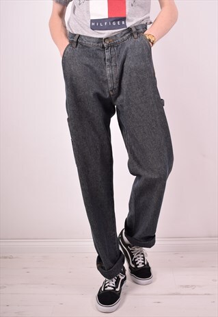 TIMBERLAND MENS VINTAGE JEANS W34 L33 GREY 90S