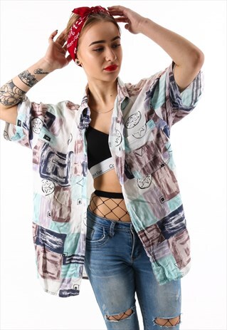 VINTAGE PATTERNED SHIRT PSAW609