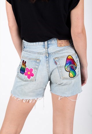 REWORKED LEVI'S VINTAGE DENIM SHORTS