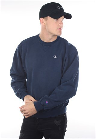 VINTAGE CHAMPION USA SMALL LOGO SWEATSHIRT JUMPER