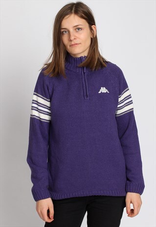 90'S KAPPA 1/4 ZIP JUMPER