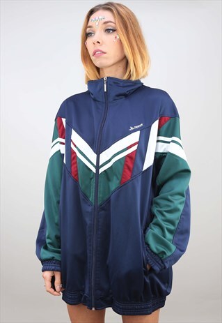VINTAGE OVERSIZED TRACK TOP JACKET