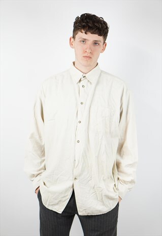 VINTAGE CREAM CORD SHIRT