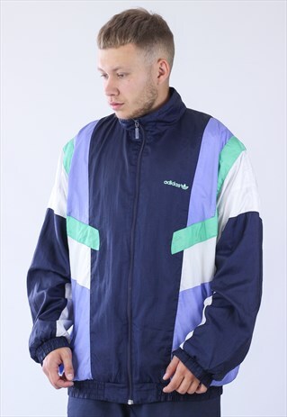 VINTAGE MENS ADIDAS ORIGINALS TRACK SUIT JACKET