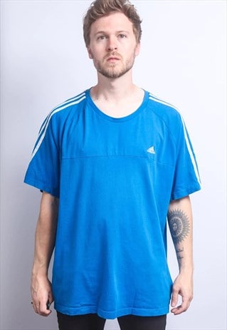 VINTAGE ADIDAS T-SHIRT BLUE