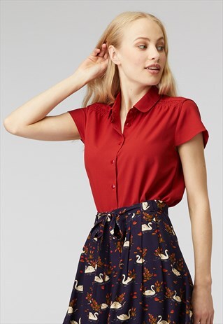 PRINCESS HIGHWAY RED BLOUSE