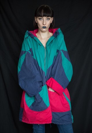 VINTAGE 80'S REVERSIBLE UNISEX JACKET