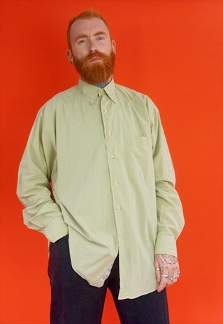 VINTAGE 1990S GREEN CHECK SHIRT