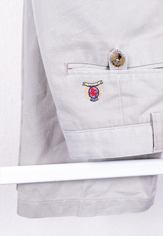 VINTAGE TOMMY HILFIGER CHINO TROUSERS BEIGE 36W 30L