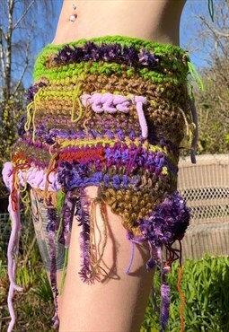 Crochet fungi skirt