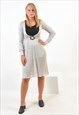 Vintage 90's dress in silver