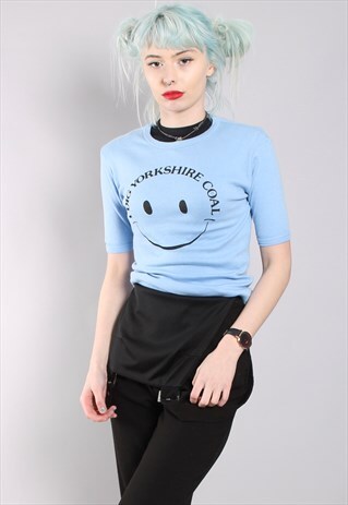 VINTAGE "I DIG YORKSHIRE COAL" T-SHIRT