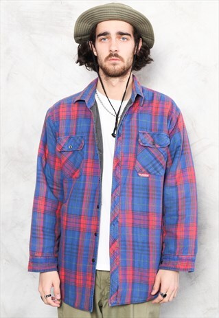 blue lumberjack shirt wow