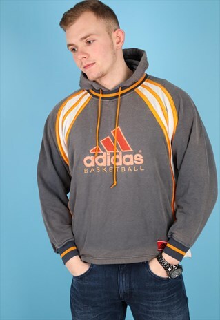 VINTAGE ADIDAS HOODIE IN MULTICOLOURED NH78