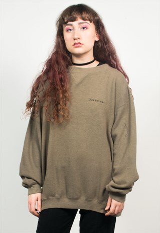 VINTAGE 90'S GREEN OVERSIZED SWEATSHIRT