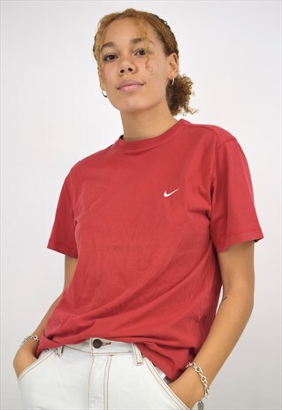 VINTAGE 90S NIKE MAROON T-SHIRT